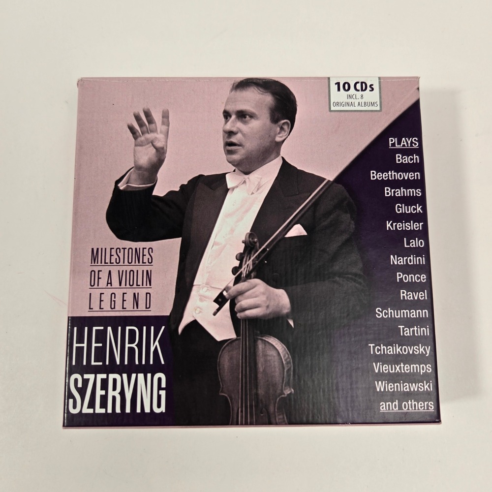 Henrik Szeryng Milestones Of A Violin Legend 10 CD Documents EX Classical Set